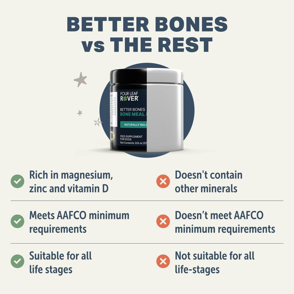 FOUR LEAF ROVER Better Bones: aminoacides et facteurs de croissance pour l’apport quotidien.