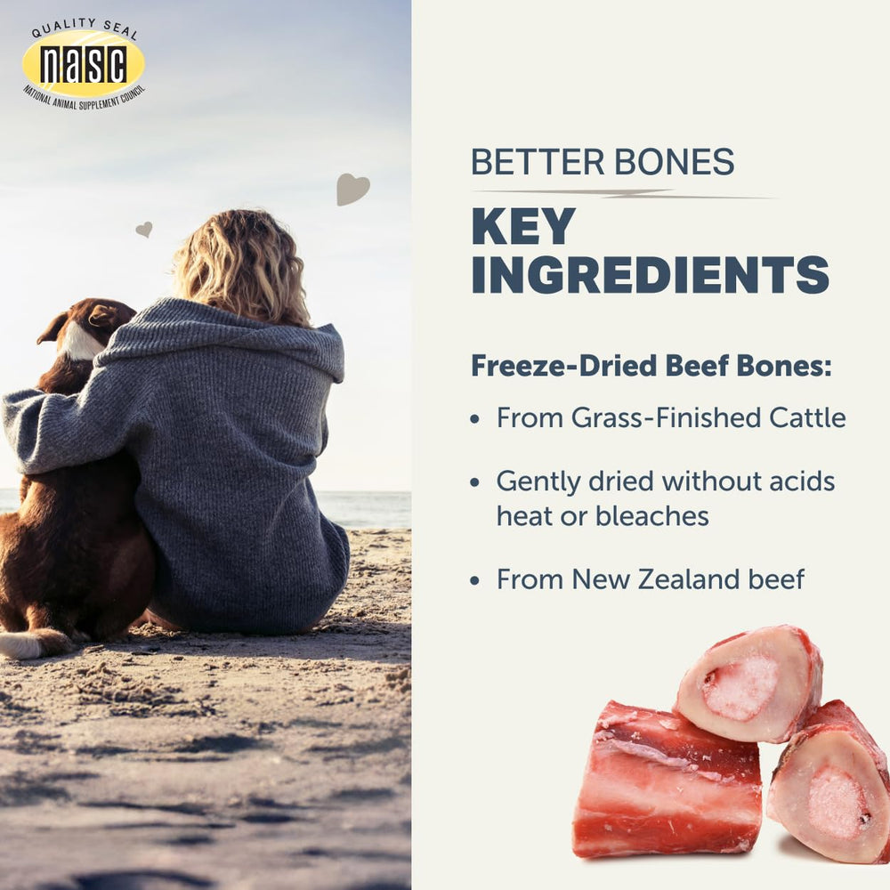 FOUR LEAF ROVER Better Bones: ingrédients naturels de haute qualité pour chiens.