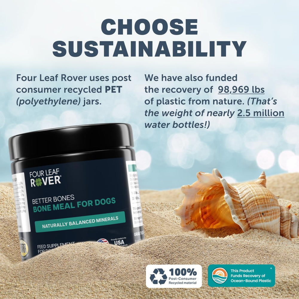FOUR LEAF ROVER Better Bones: recettes faciles pour intégrer dans l’alimentation maison du chien.