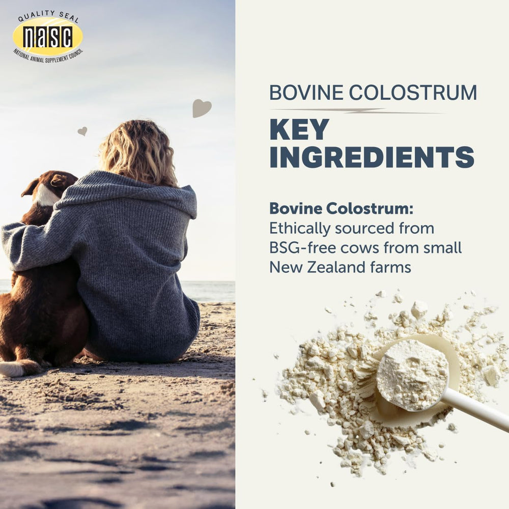 FOUR LEAF ROVER Colostrum - équilibre immunitaire potentiel chez le chien.