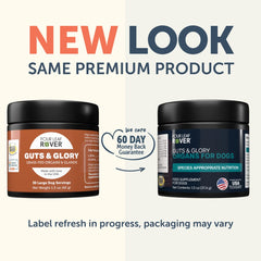 Four Leaf Rover Guts & Glory cœur : source naturelle de nutriments essentiels pour la vitalité.