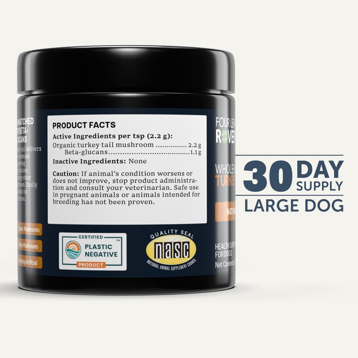 FOUR LEAF ROVER purete-sans-remplissage: pureté et simplicité pour chien