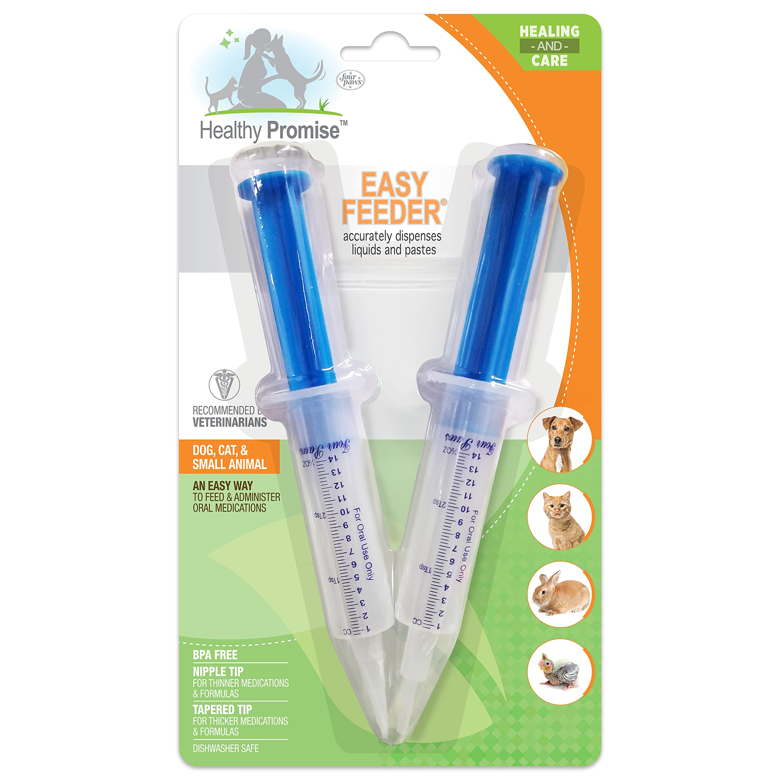 Siringue Four Paws Healthy Promise pour alimentation animale vue generale du produit