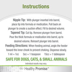 Siringue Four Paws Easy Feeder avec embout taper pour liquides visqueux ou pate