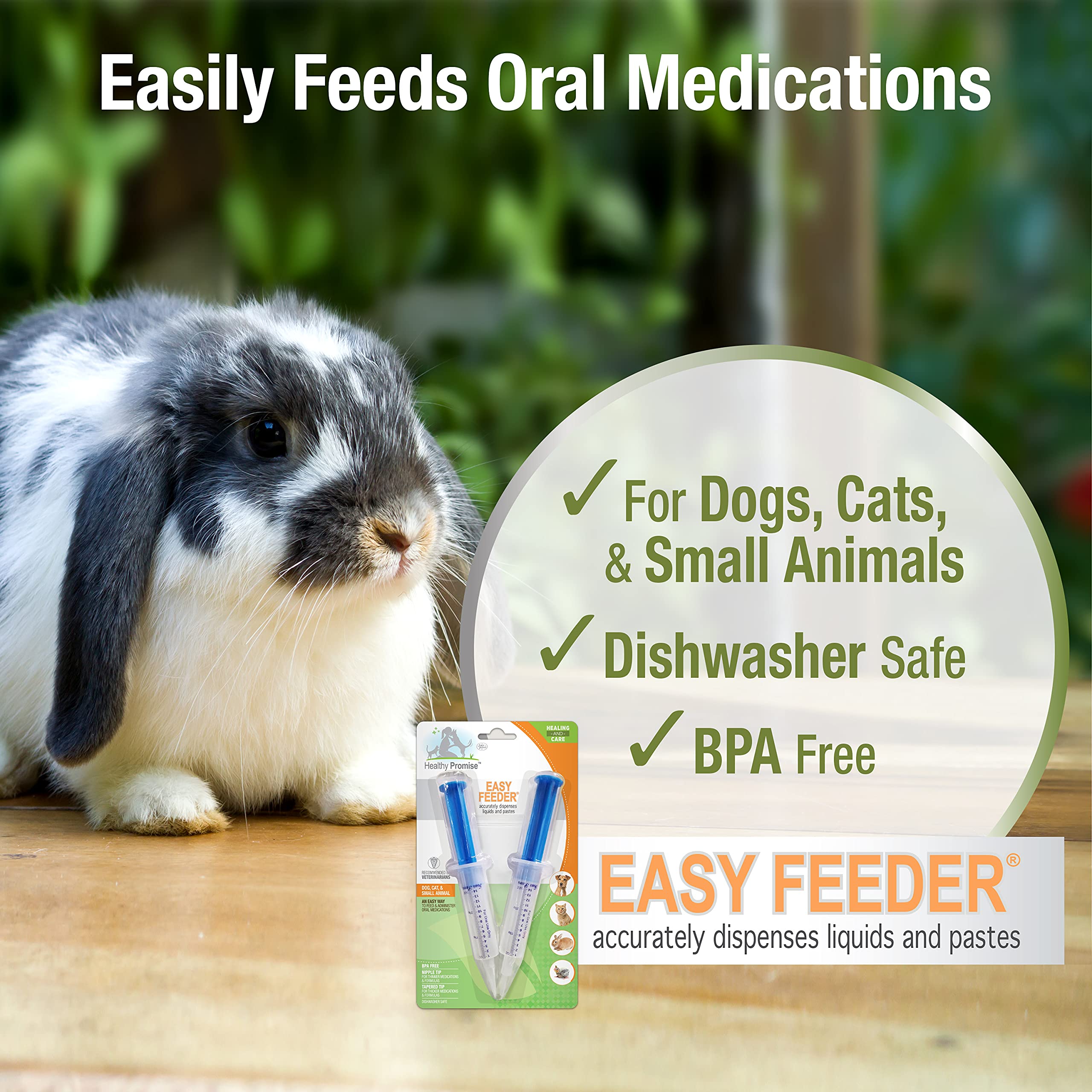 Seringue Four Paws compatible lave-vaisselle sur plateau supérieur