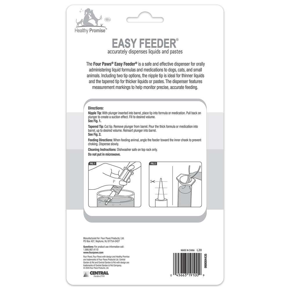 Utilisation quotidienne de la seringue Four Paws pour chiens et chats