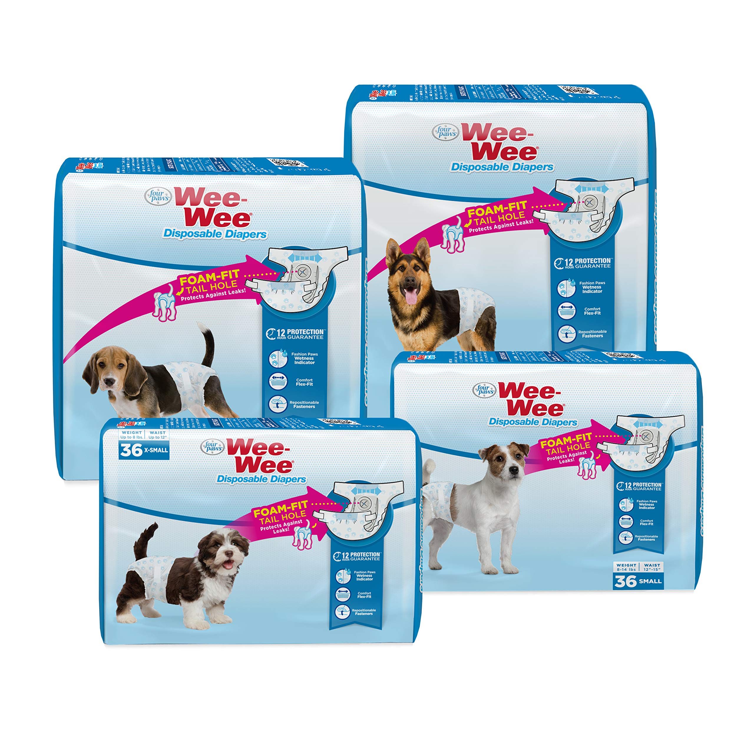 Four Paws Wee-Wee trente-six couches grand chien