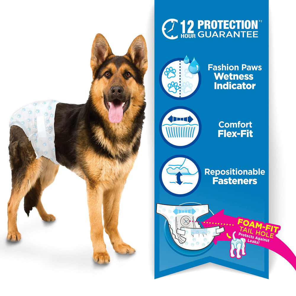Four Paws Wee-Wee fermetures-repositionnables assurant pas de fuite