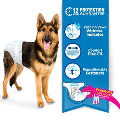 Four Paws Wee-Wee fermetures-repositionnables assurant pas de fuite