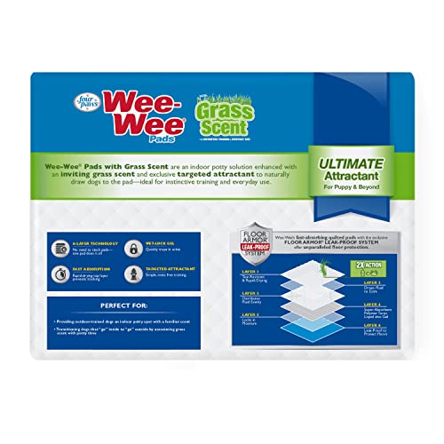Four Paws Wee-Wee nettoyage rapide: maintenance simple et sans effort.
