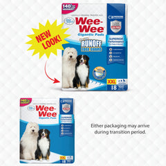 Four Paws Wee-Wee Pad grands chiens 27,5 x 44 pouces convient aux grands chiens.