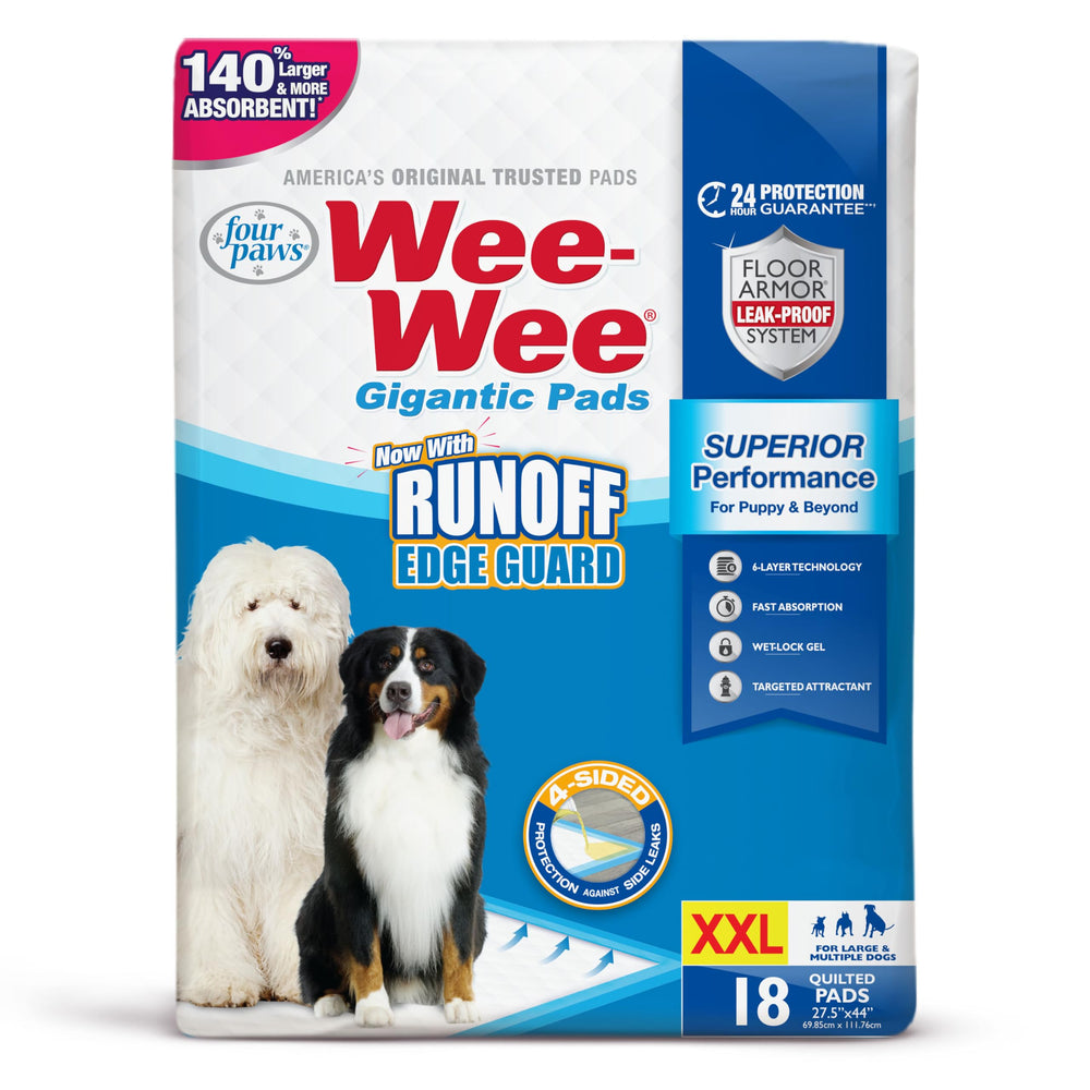 Four Paws Wee-Wee Pad protection 24 heures pour le sol