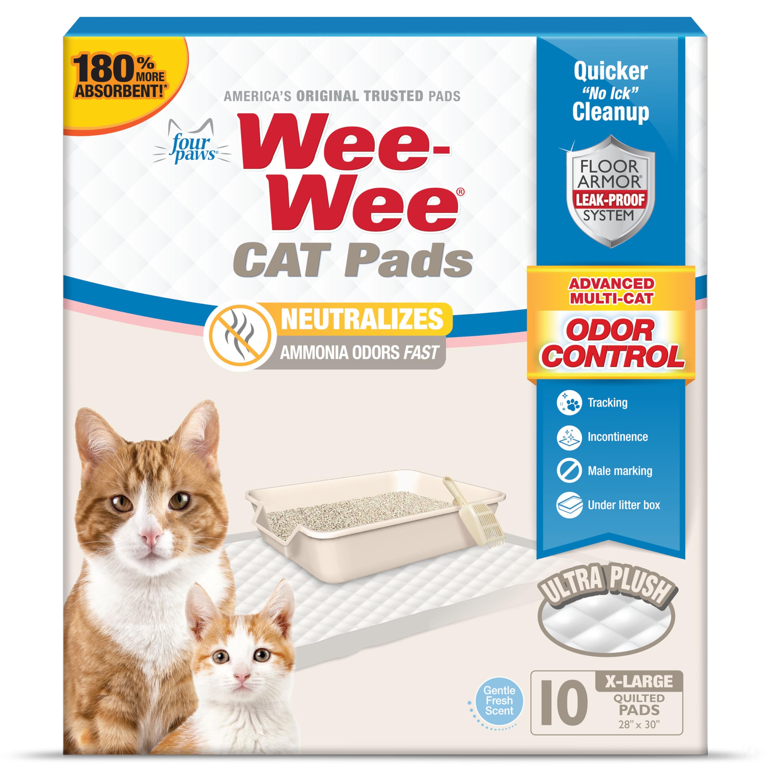 Idéal pour plusieurs chats et réduction des traces