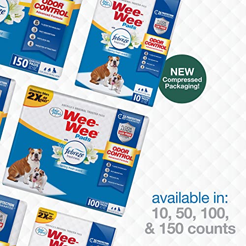 Four Paws Wee-Wee protection de sol, nettoyage facilité.