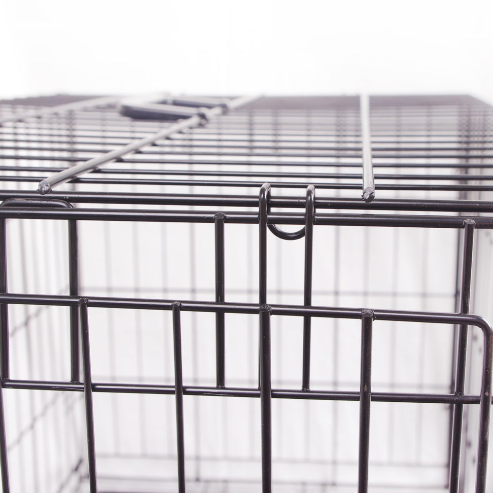FOURPAW cage chien métal pliable, diviseur modulable pour apprentissage.
