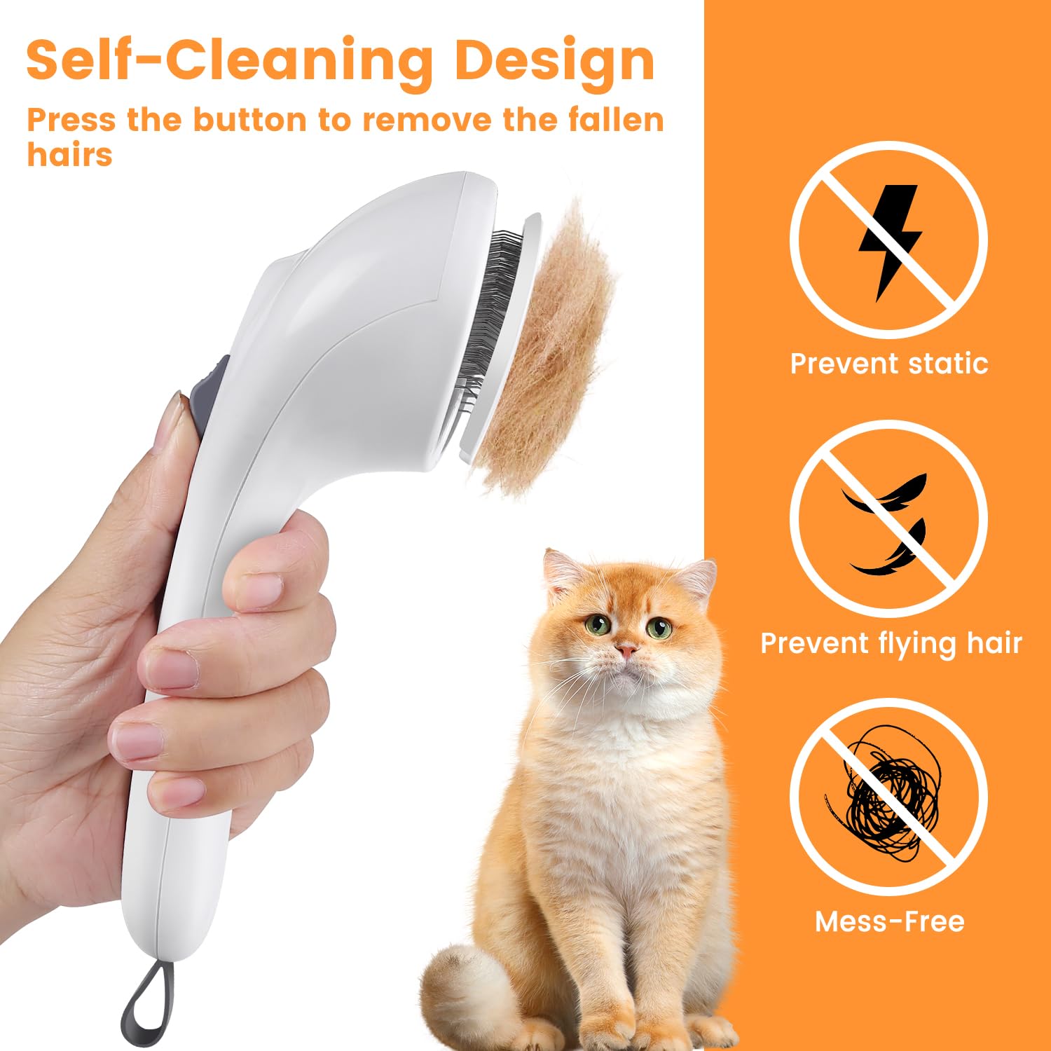 FourSeas Pet Steam Brush – spray brume pour réduire les poils volants.