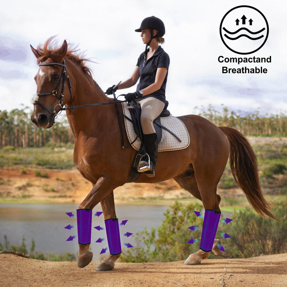 FOXLVDA Bottes bleu-violet – design attractif et protection efficace