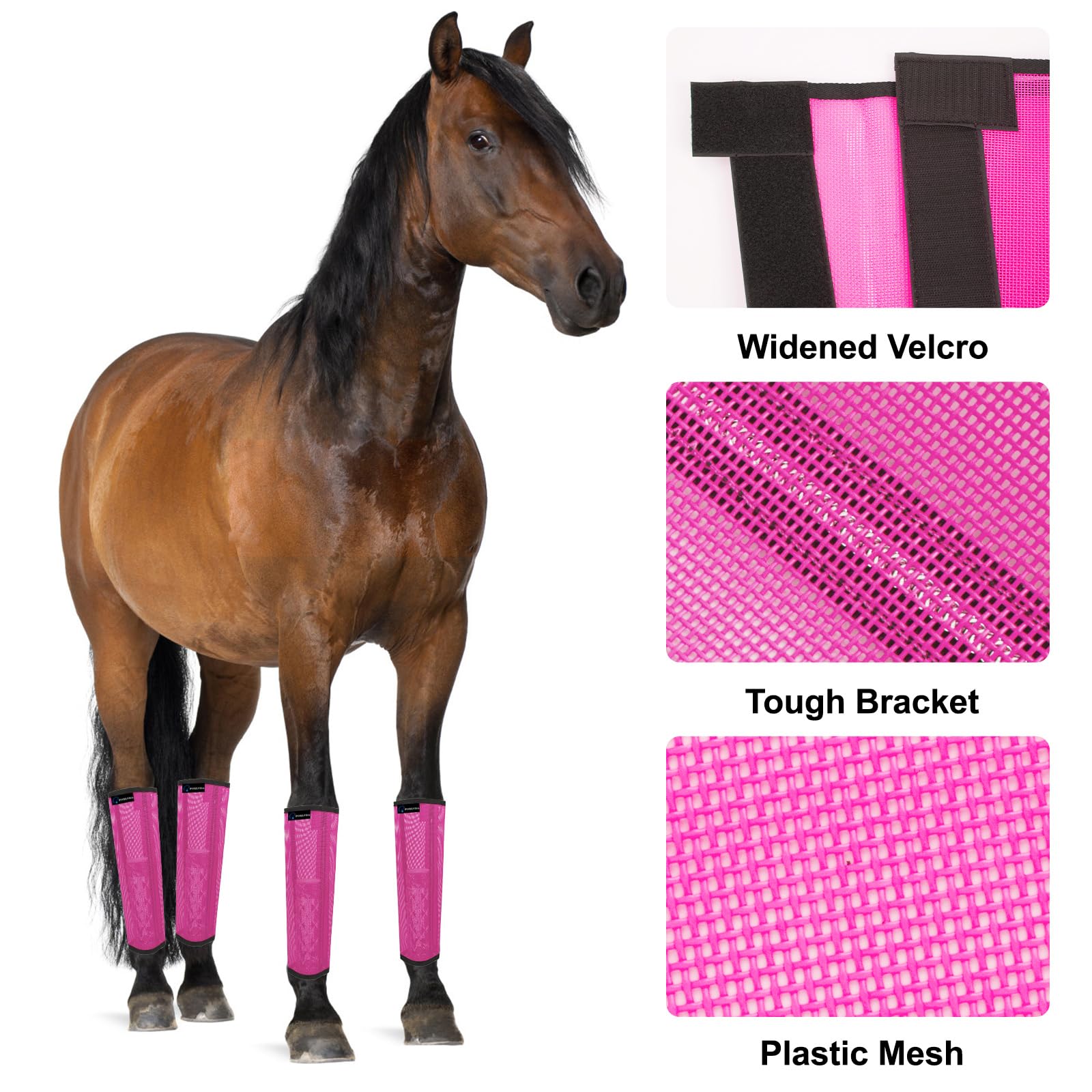 FOXLVDA bottes en PVC respirant assurant une bonne circulation d'air.