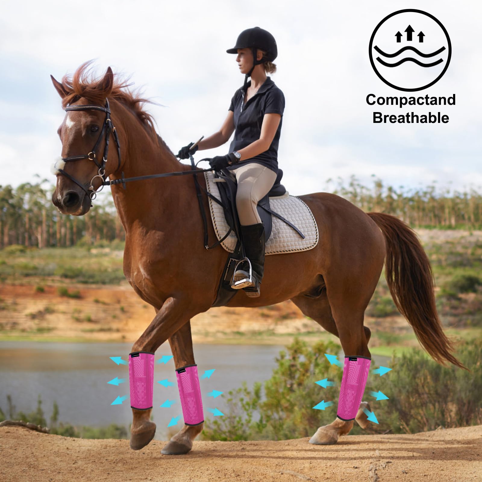 FOXLVDA bottes avec barres de soutien en métal pour stabilité.