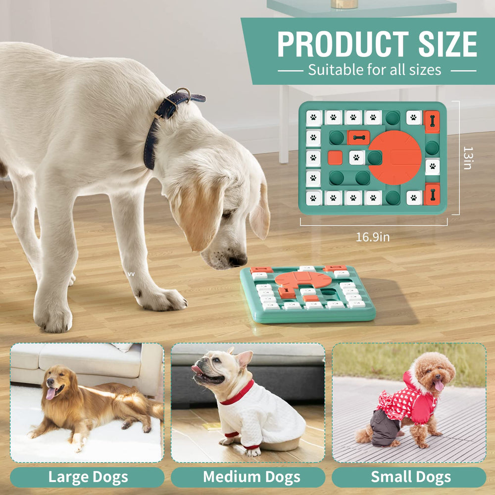 FOXMM puzzle chien avec pieces non amovibles pour plus de securite.