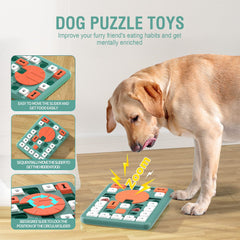 FOXMM puzzle interactif pour chien avec sifflet, favorise l engagement et le plaisir.