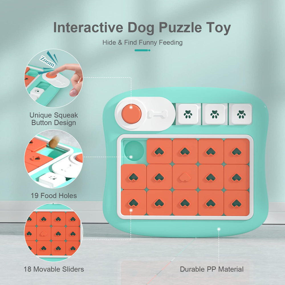 FOXMM JOUET PUZZLE CHIEN PARTIES INAMOVIBLES securise le jeu et prevoit ingestion.