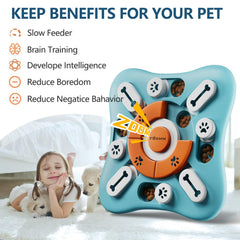 FOXMM puzzle chien stimulation mentale pour occuper l’esprit