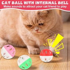 Foxtell 12-jouets-ressort-chat, jouets résistants pour l'exercice.