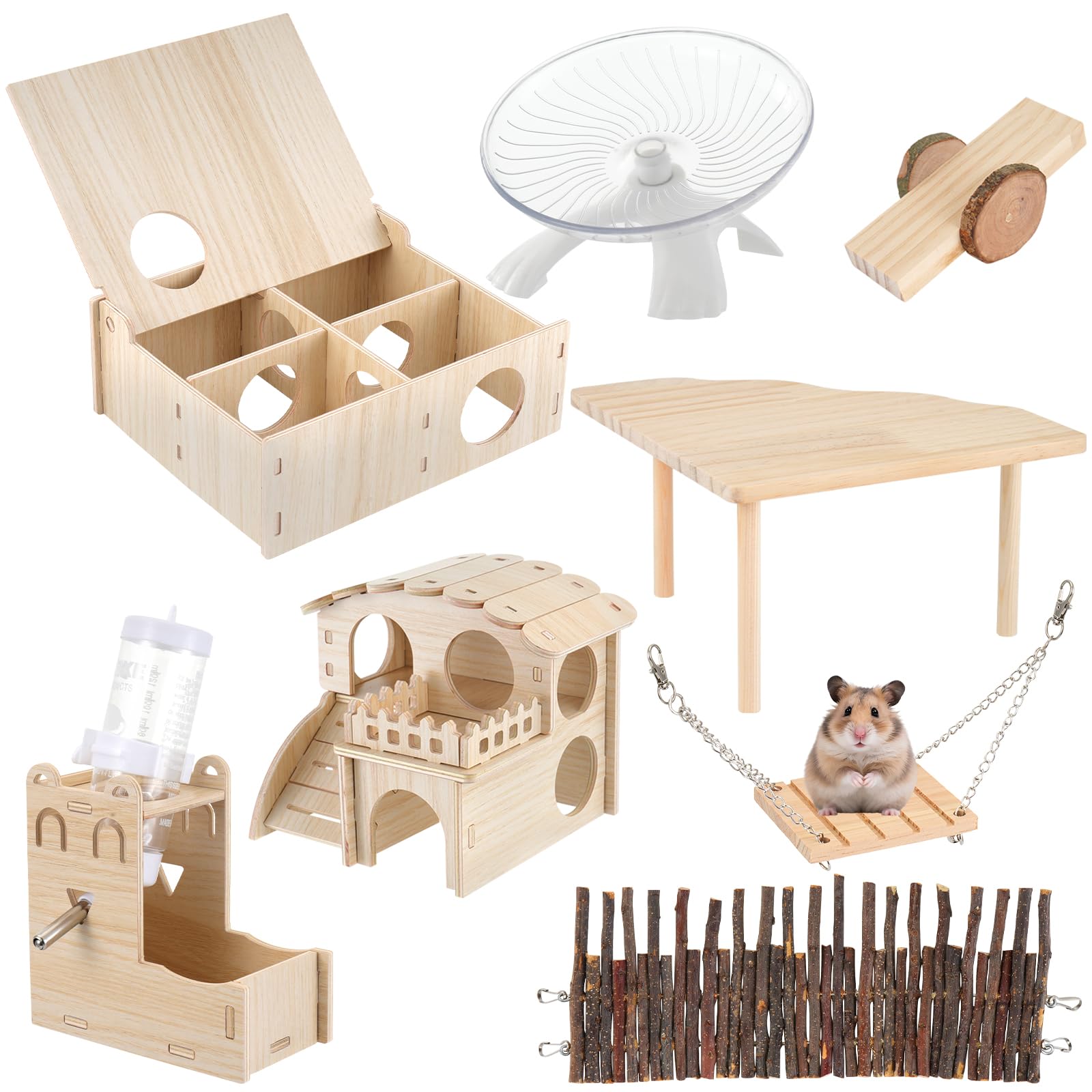 Foxtell balancoire hamster: jeu sûr favorisant l’équilibre et l’enrichissement sensoriel.