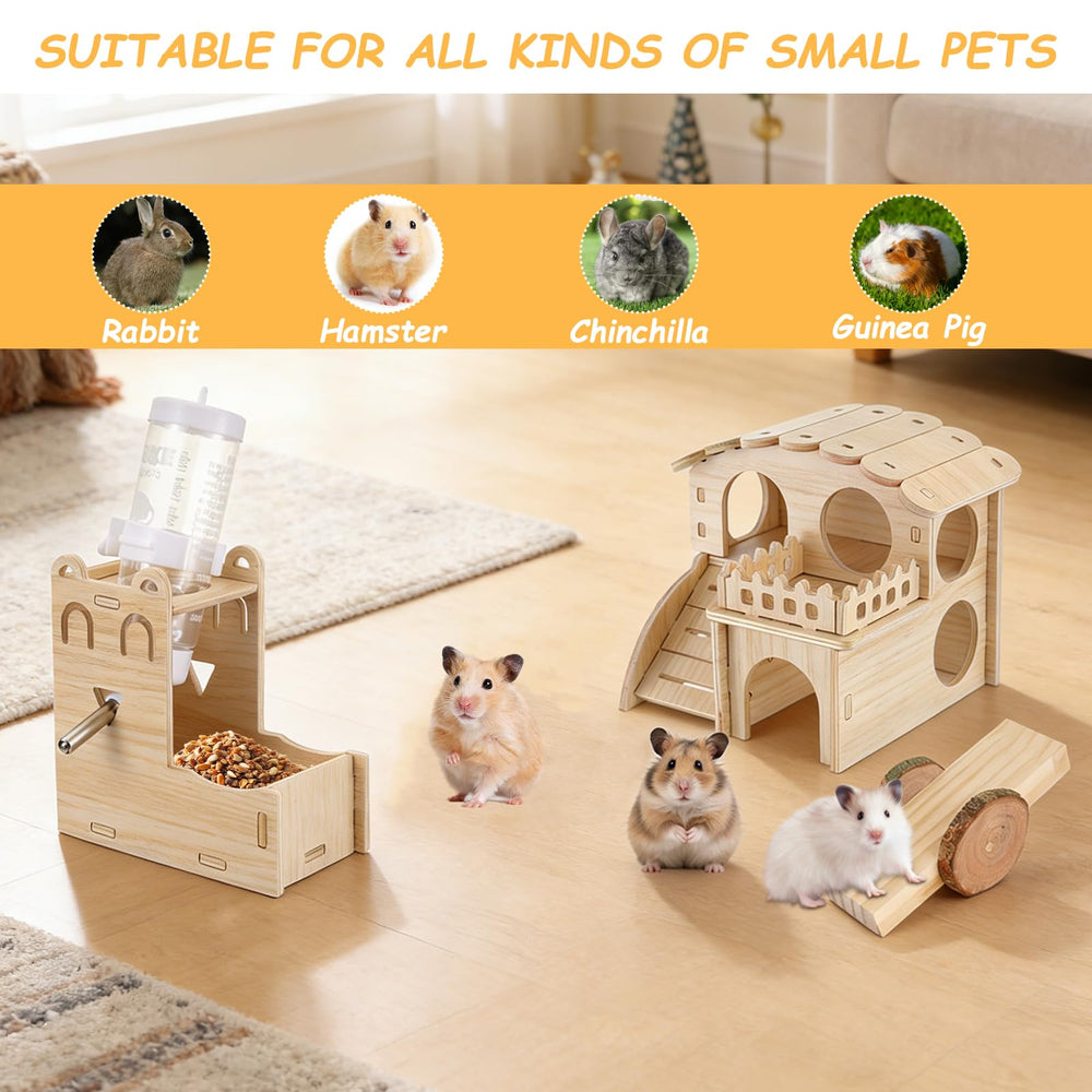 Foxtell enclos hamster: habitat spacieux et accessible pour jeu et repos.