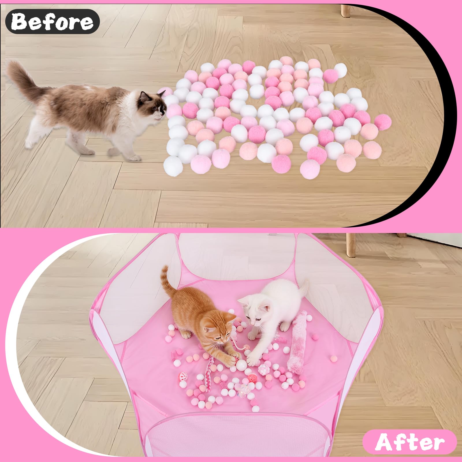 Foxtell souris jouet chat rose, incite à courir et bondir.