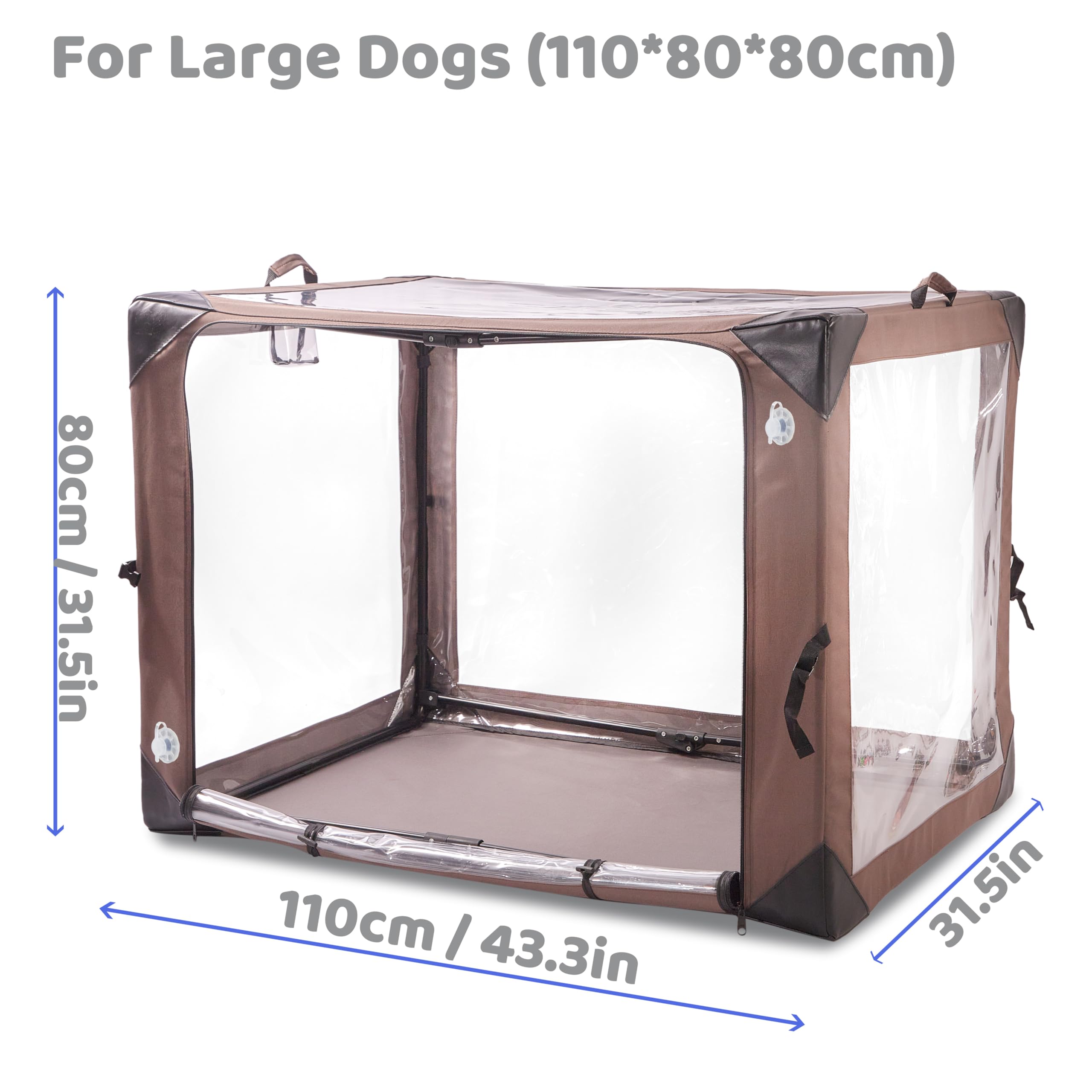 Foxtoes cage ICU sac étanche pour transport et protection.
