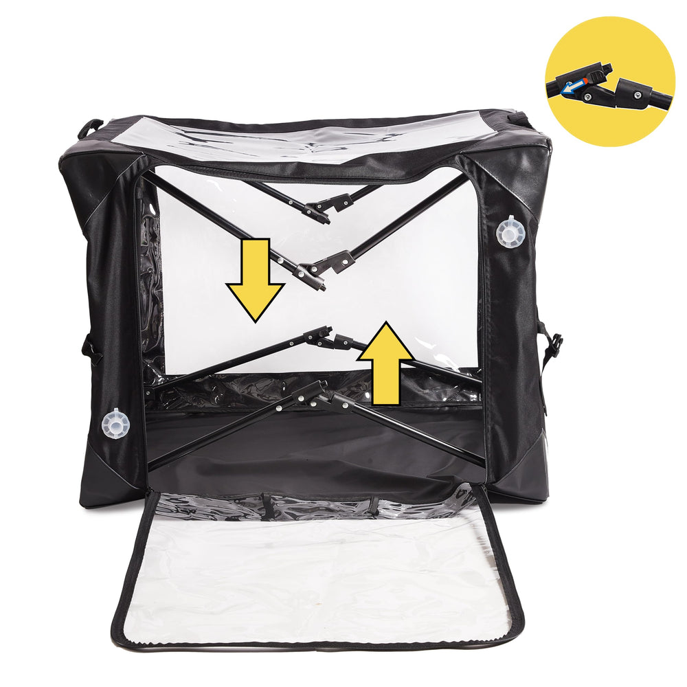 FOXTOES ICU cage-confort matelas amovible : confort et entretien facilité