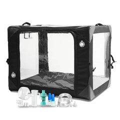 FOXTOES ICU cage nébulisation oxygène : aide potentielle à inhalation et oxygénation