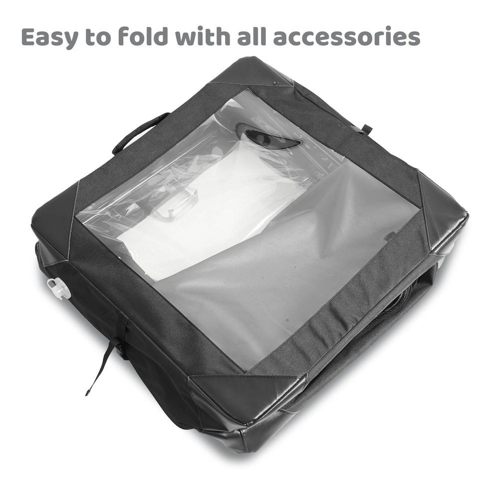 FOXTOES ICU cage-sac imperméable : transport sûr et propre lors des déplacements
