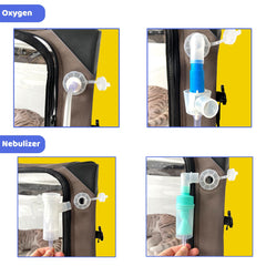 FOXTOES ICU cage-tissu transparent anti-buée : observation claire pendant le traitement