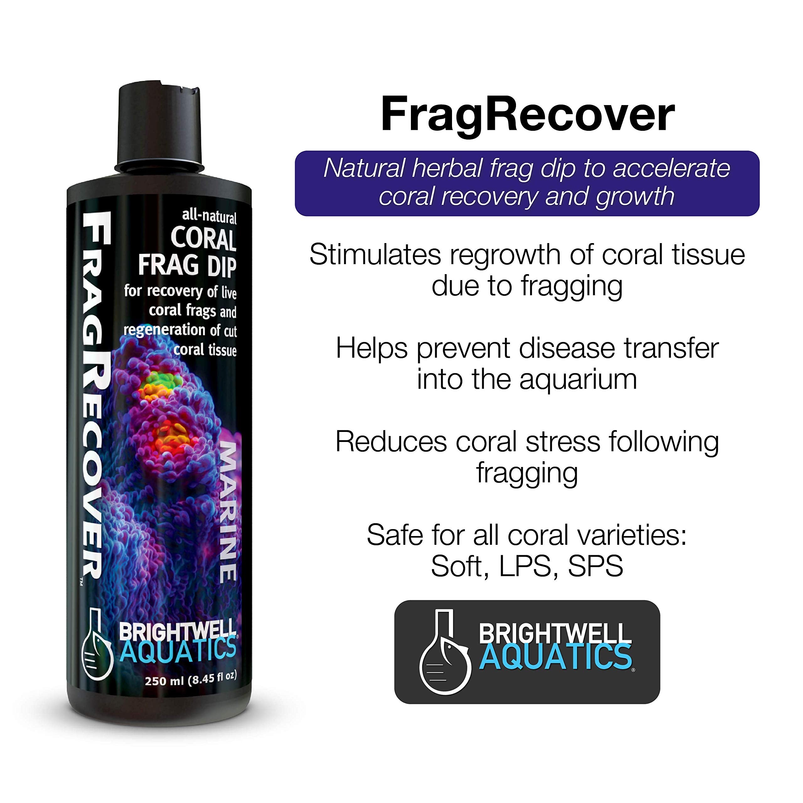 Frag Recover favorise la réparation des tissus après manipulation des coraux fragiles.