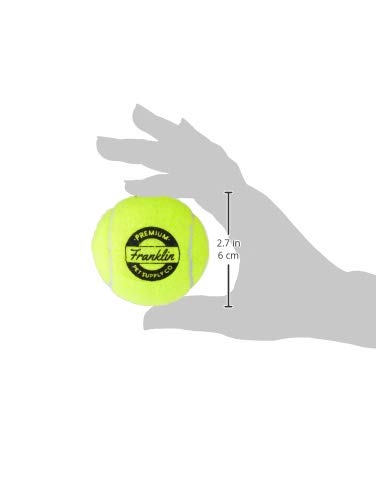 Balles tennis Franklin adaptées à tous les chiens, petits à grands
