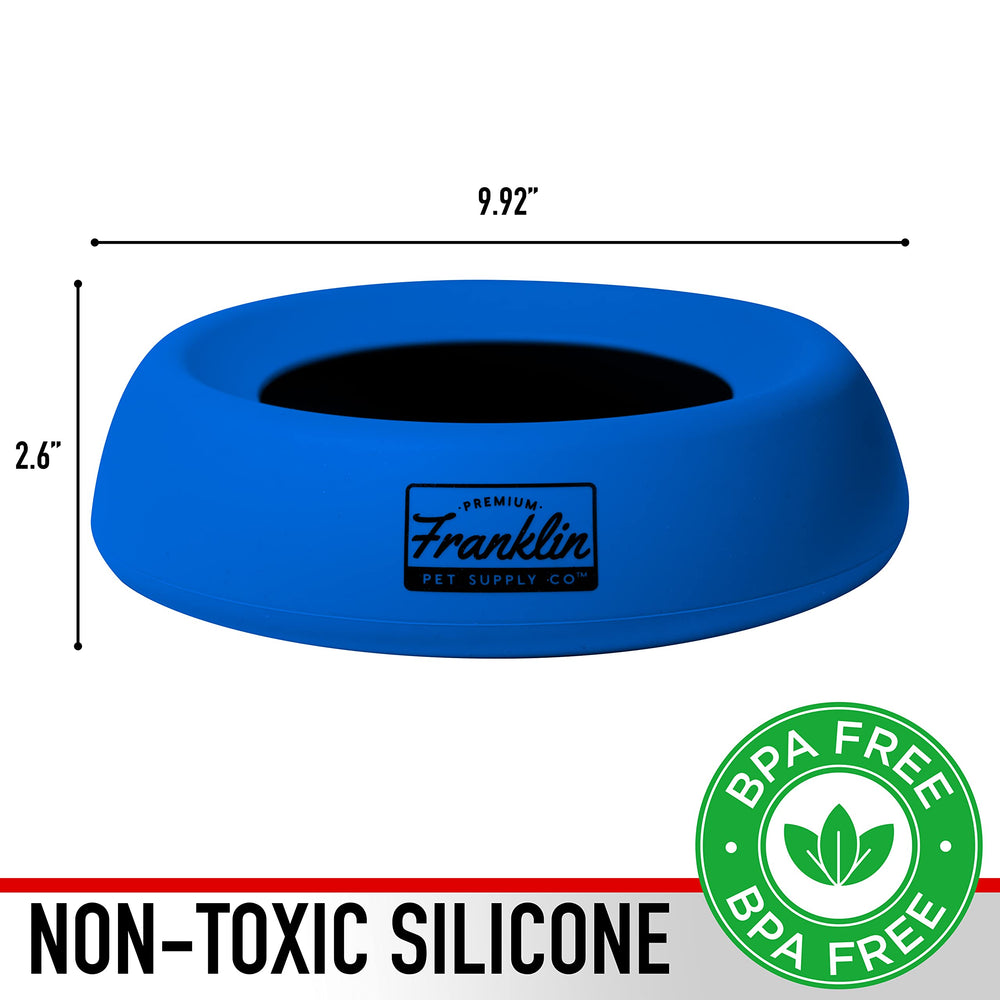 Bol sans débordement Franklin 27oz – parfait pour éviter éclaboussures.