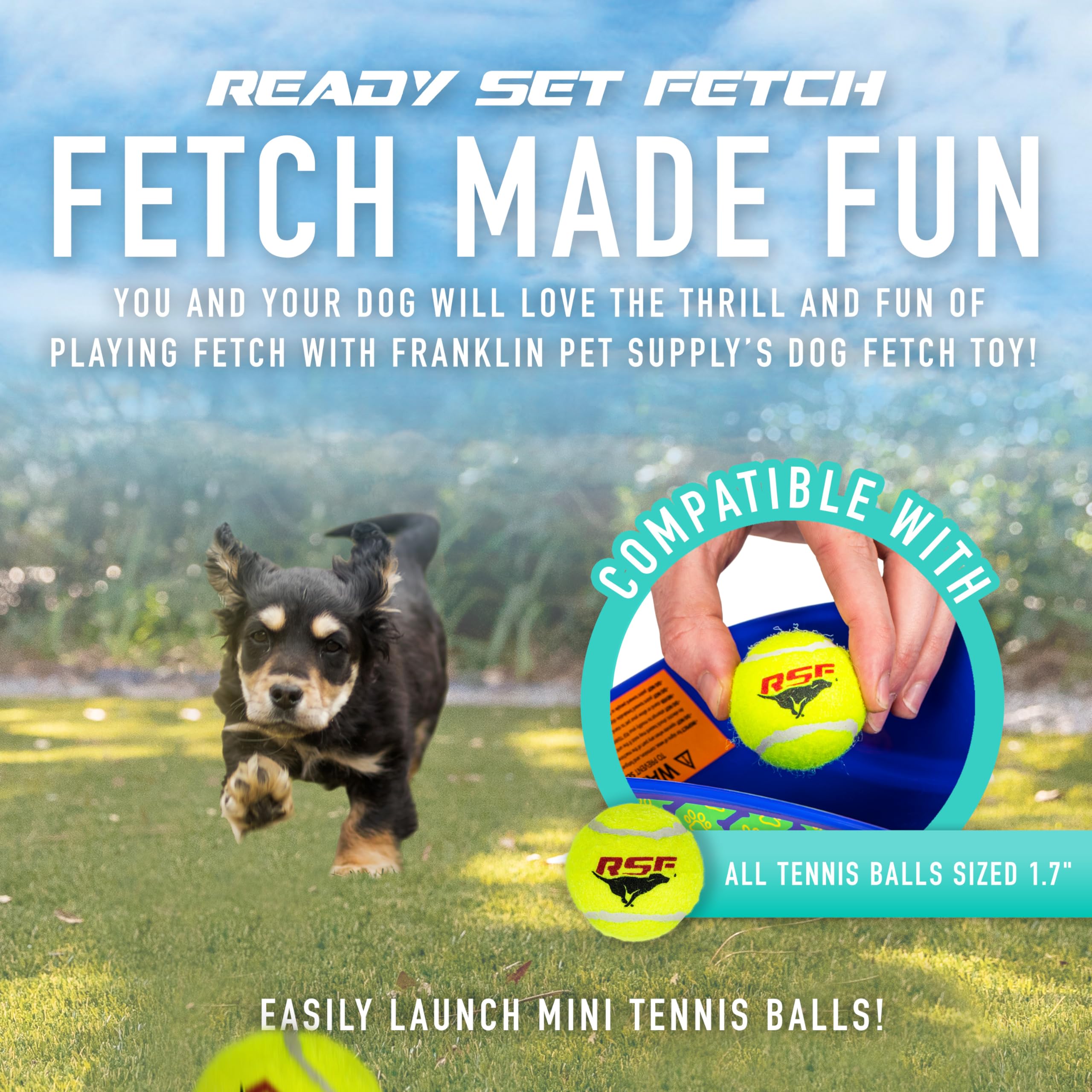Franklin Ready Set Fetch Mini alimentation secteur pour usage continu.