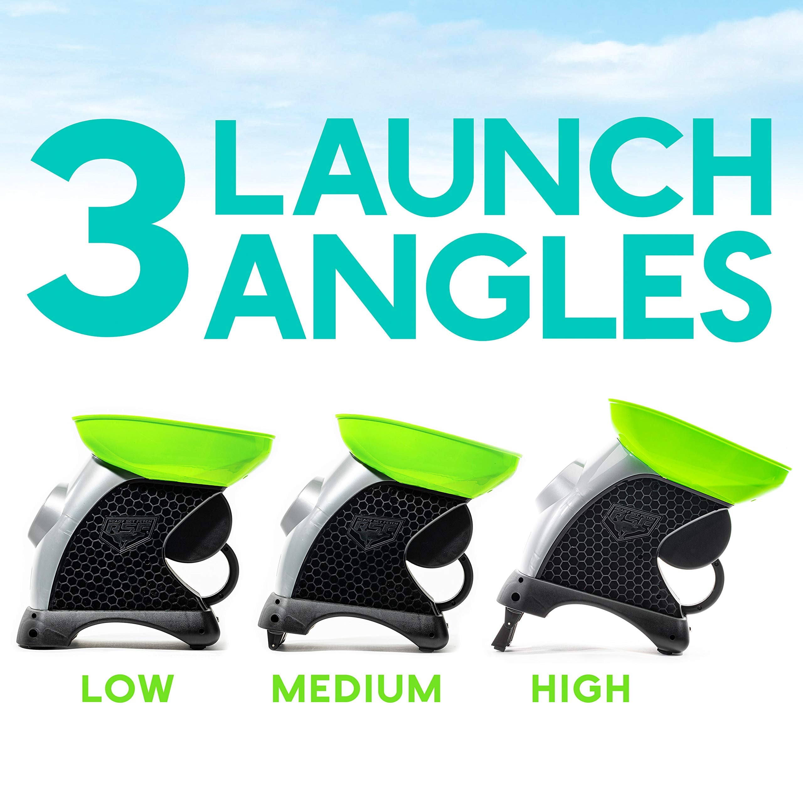 Franklin Sports Ready Set Fetch, balle tennis officielle, compatible balles standards.