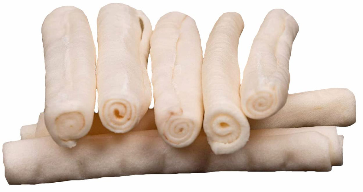 Frankly Beef Roll Wrap Chews : rouleaux petits, texture naturelle pour mâcher.