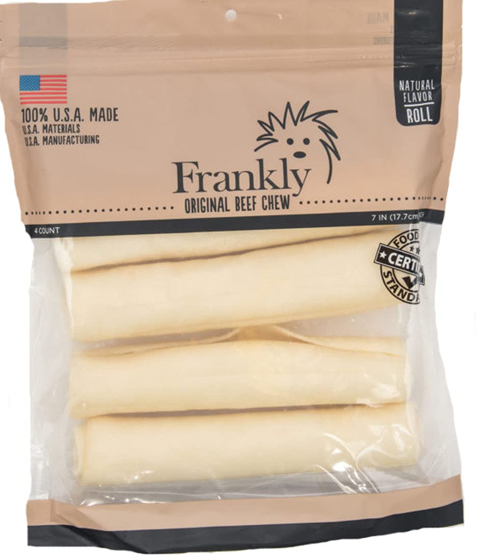 Rouleaux Frankly pour chien, mastication longue et plaisir durable