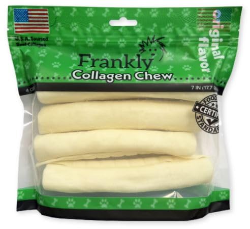 Rouleau Frankly Original Boeuf Naturel, friandise à mâcher pour chiens, bénéfique pour l’hygiène dentaire.