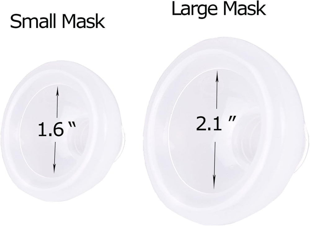 Free-space Chat Inhalateur Spacer masque grand pour chats plus lourds.