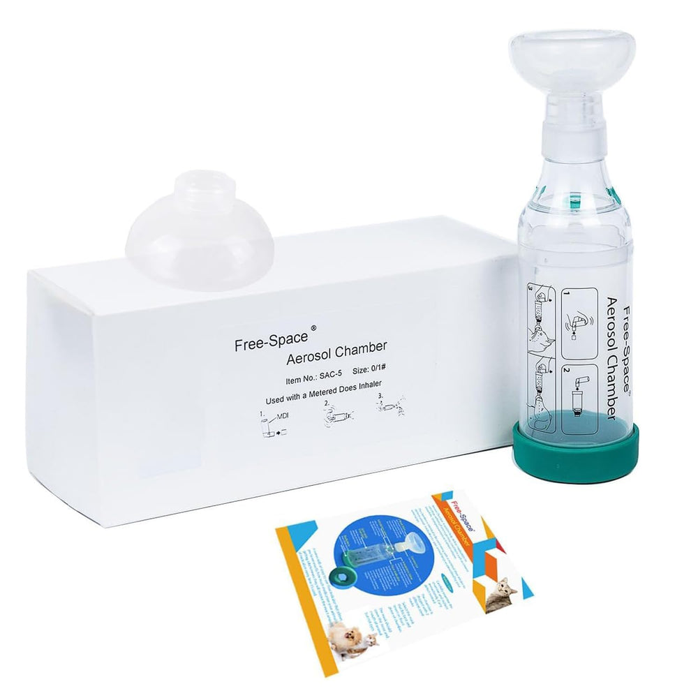 Free-space Chat Inhalateur Spacer nettoyage simple et rapide.