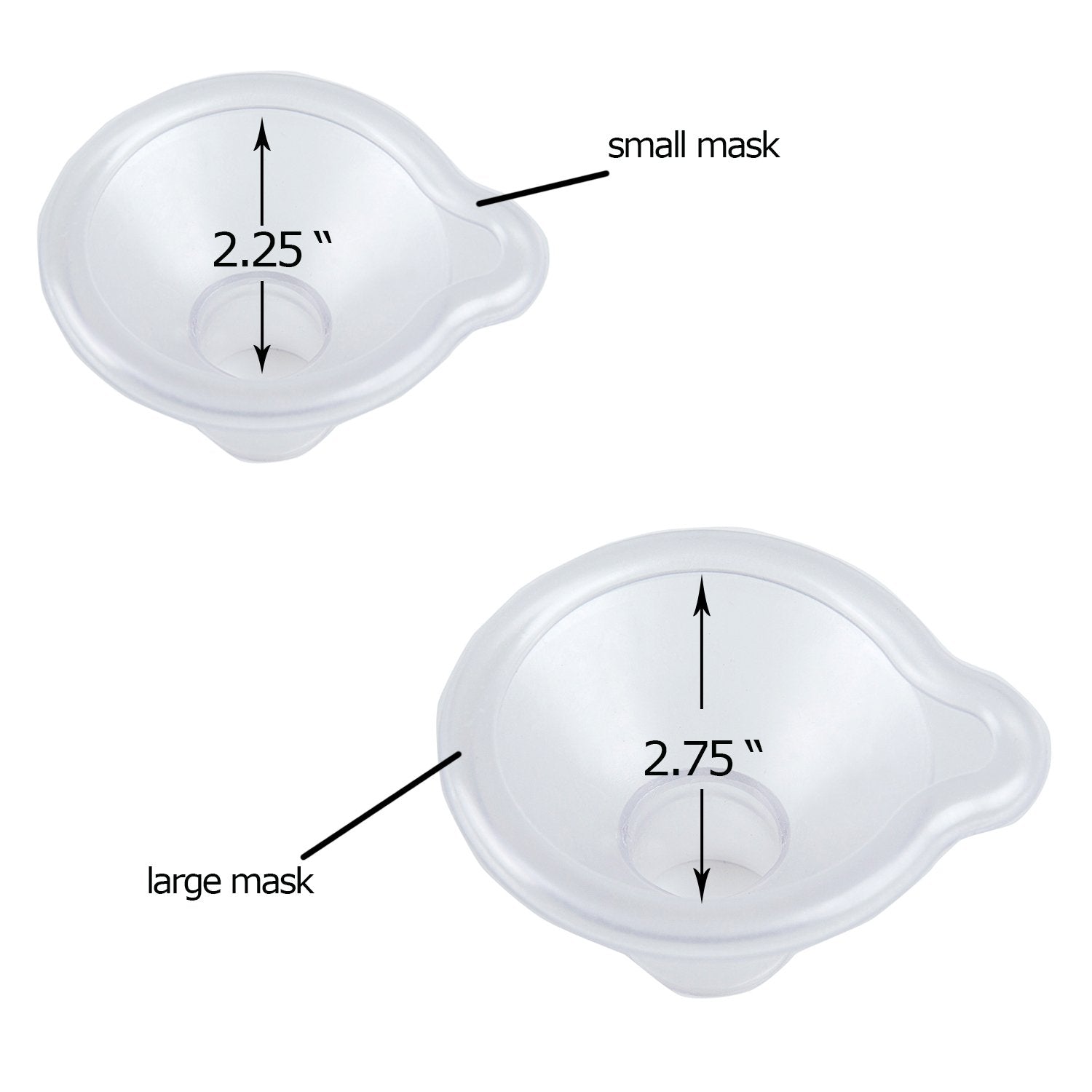 Free-Space inhalateur spacer montre la chambre transparente et son mécanisme accessible.
