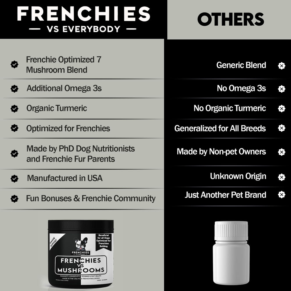Défense immunitaire Frenchies vs Everybody renforcée par tramète et champignons médicinaux.