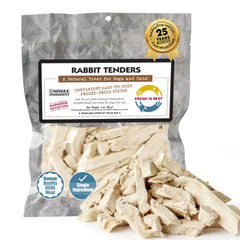 Fresh Is Best Tenders de Lapin dans emballage refermable, idéal pour récompenser votre chien.