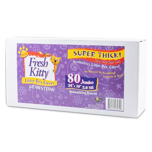 Sacs Fresh Kitty litière anti-griffe protègent le bac.